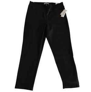 DKNY 2X High Rise Pullon Skinny Black Jeans